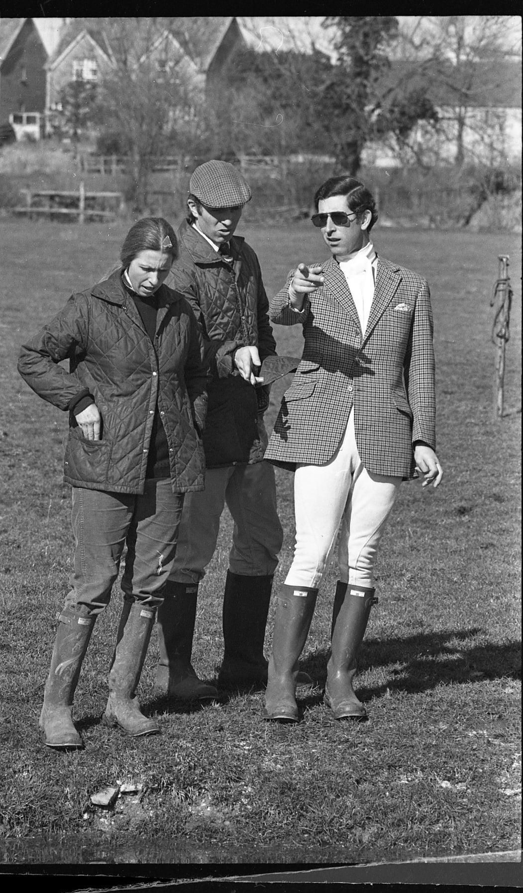 Young Prince Charles In Aviator Shades At Cross County Chase Near Cirencester In 1977 Wilts And Gloucestershire Standard